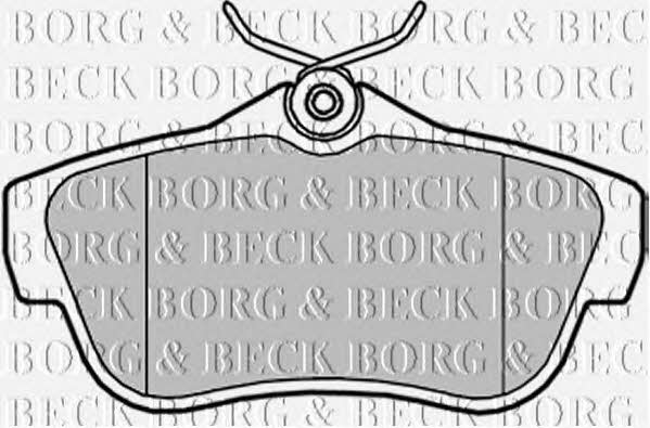 Borg & beck BBP2043 Brake Pad Set, disc brake BBP2043