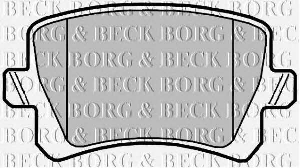 Borg & beck BBP2044 Brake Pad Set, disc brake BBP2044