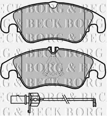 Borg & beck BBP2045 Brake Pad Set, disc brake BBP2045