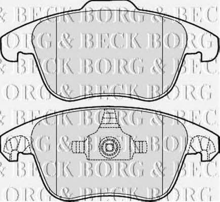 Borg & beck BBP2046 Brake Pad Set, disc brake BBP2046