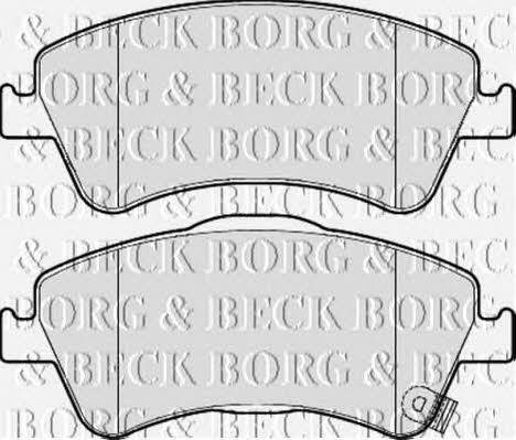 Borg & beck BBP2050 Brake Pad Set, disc brake BBP2050