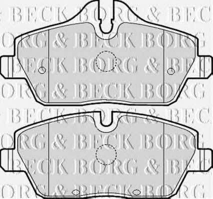 Borg & beck BBP2051 Brake Pad Set, disc brake BBP2051