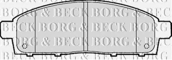 Borg & beck BBP2054 Brake Pad Set, disc brake BBP2054
