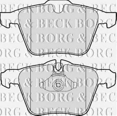 Borg & beck BBP2058 Brake Pad Set, disc brake BBP2058