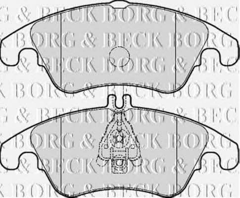 Borg & beck BBP2061 Brake Pad Set, disc brake BBP2061