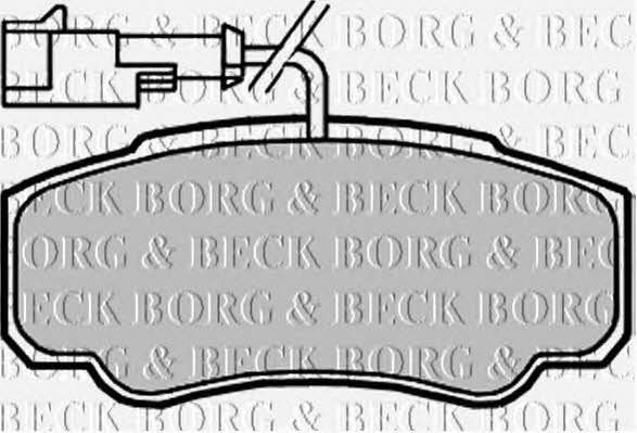 Borg & beck BBP2068 Brake Pad Set, disc brake BBP2068