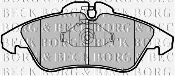 Borg & beck BBP2071 Brake Pad Set, disc brake BBP2071