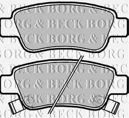 Borg & beck BBP2072 Brake Pad Set, disc brake BBP2072