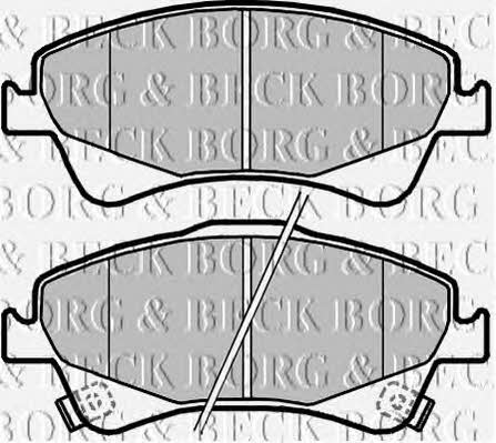 Borg & beck BBP2080 Brake Pad Set, disc brake BBP2080