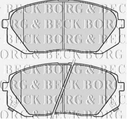 Borg & beck BBP2081 Brake Pad Set, disc brake BBP2081