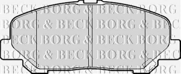 Borg & beck BBP2082 Brake Pad Set, disc brake BBP2082
