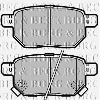 Borg & beck BBP2086 Brake Pad Set, disc brake BBP2086