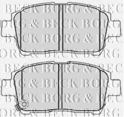 Borg & beck BBP2100 Brake Pad Set, disc brake BBP2100