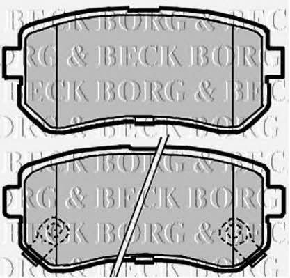 Borg & beck BBP2104 Brake Pad Set, disc brake BBP2104