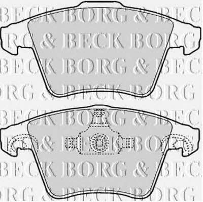 Borg & beck BBP2107 Brake Pad Set, disc brake BBP2107