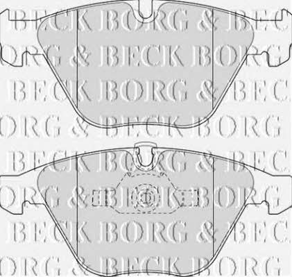 Borg & beck BBP2110 Brake Pad Set, disc brake BBP2110