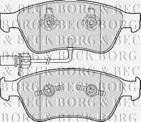Borg & beck BBP2111 Brake Pad Set, disc brake BBP2111