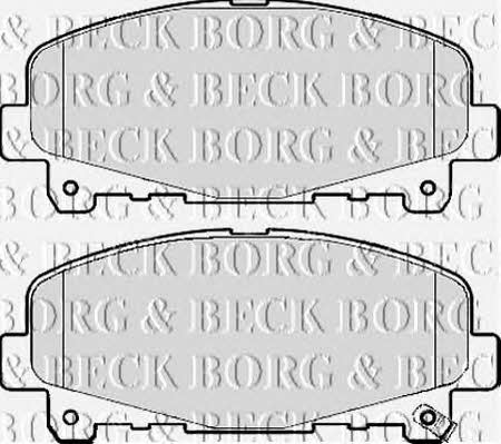 Borg & beck BBP2112 Brake Pad Set, disc brake BBP2112