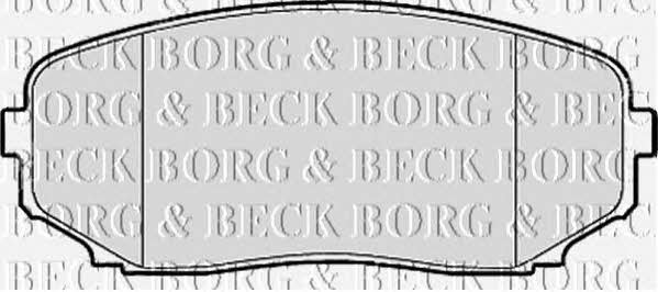 Borg & beck BBP2114 Brake Pad Set, disc brake BBP2114