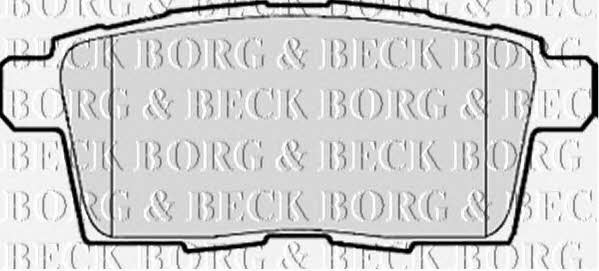 Borg & beck BBP2115 Brake Pad Set, disc brake BBP2115