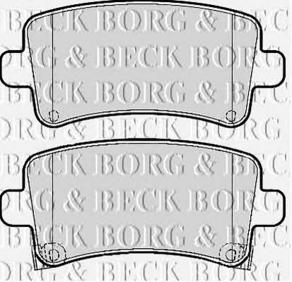 Borg & beck BBP2120 Brake Pad Set, disc brake BBP2120