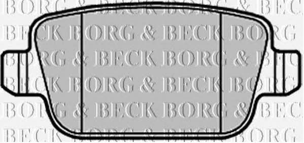 Borg & beck BBP2122 Brake Pad Set, disc brake BBP2122