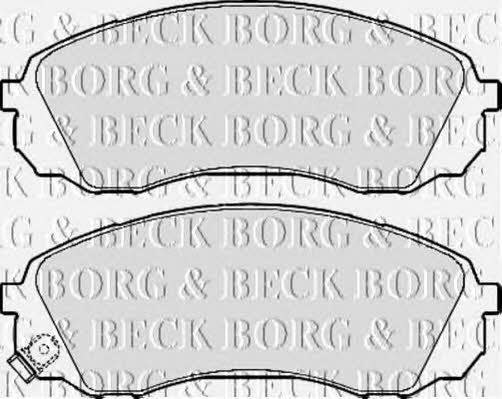 Borg & beck BBP2126 Brake Pad Set, disc brake BBP2126