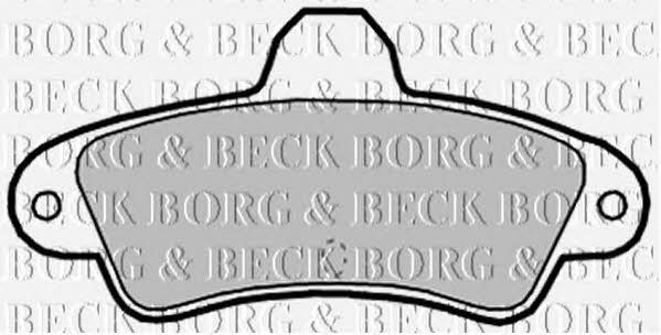 Borg & beck BBP2128 Brake Pad Set, disc brake BBP2128