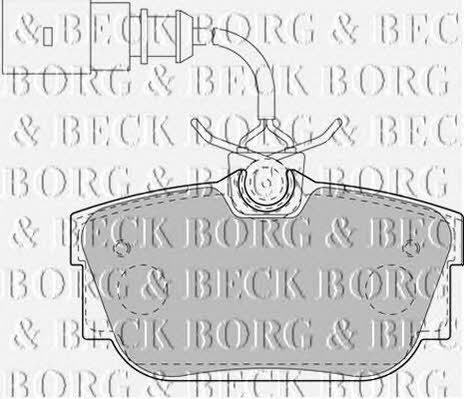 Borg & beck BBP2130 Brake Pad Set, disc brake BBP2130