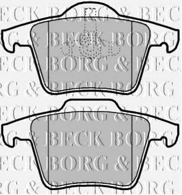 Borg & beck BBP2136 Brake Pad Set, disc brake BBP2136