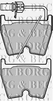 Borg & beck BBP2138 Brake Pad Set, disc brake BBP2138