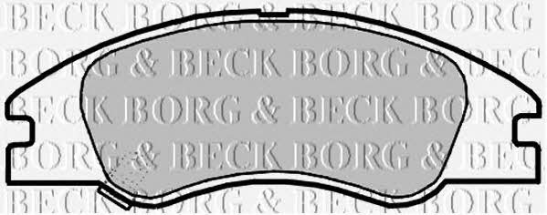 Borg & beck BBP2140 Brake Pad Set, disc brake BBP2140