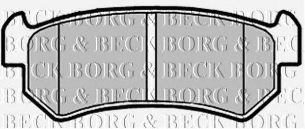 Borg & beck BBP2146 Brake Pad Set, disc brake BBP2146