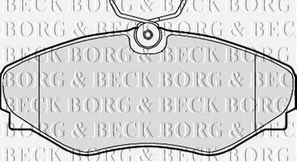 Borg & beck BBP2150 Brake Pad Set, disc brake BBP2150