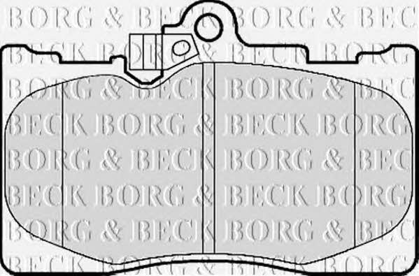 Borg & beck BBP2153 Brake Pad Set, disc brake BBP2153