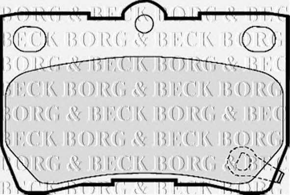 Borg & beck BBP2157 Brake Pad Set, disc brake BBP2157