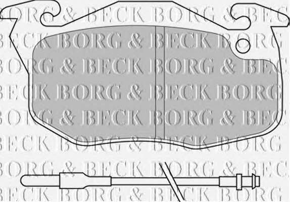 Borg & beck BBP2159 Brake Pad Set, disc brake BBP2159