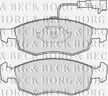 Borg & beck BBP2162 Brake Pad Set, disc brake BBP2162