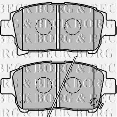Borg & beck BBP2164 Brake Pad Set, disc brake BBP2164
