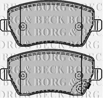 Borg & beck BBP2166 Brake Pad Set, disc brake BBP2166