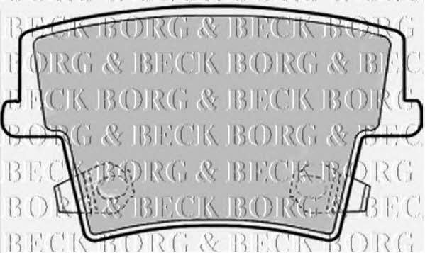 Borg & beck BBP2168 Brake Pad Set, disc brake BBP2168