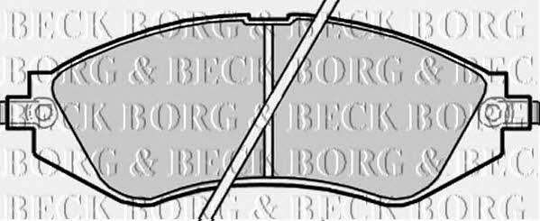 Borg & beck BBP2171 Brake Pad Set, disc brake BBP2171