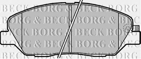 Borg & beck BBP2176 Brake Pad Set, disc brake BBP2176