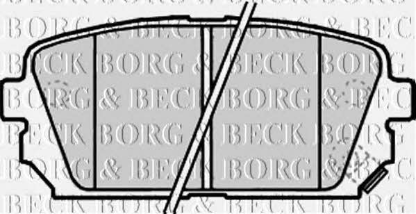 Borg & beck BBP2179 Brake Pad Set, disc brake BBP2179