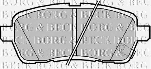 Borg & beck BBP2182 Brake Pad Set, disc brake BBP2182