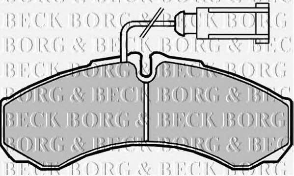 Borg & beck BBP2190 Brake Pad Set, disc brake BBP2190
