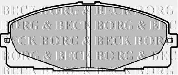 Borg & beck BBP2197 Brake Pad Set, disc brake BBP2197