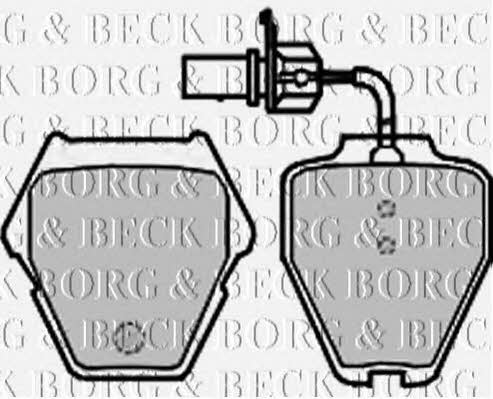 Borg & beck BBP2198 Brake Pad Set, disc brake BBP2198