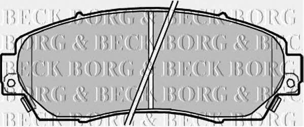 Borg & beck BBP2204 Brake Pad Set, disc brake BBP2204