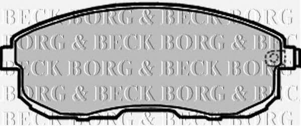 Borg & beck BBP2206 Brake Pad Set, disc brake BBP2206